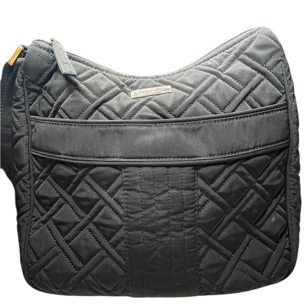 Vera Bradley Women’s Black Quilted Shoulder Bag